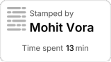 Compact badge - Mohit Vora